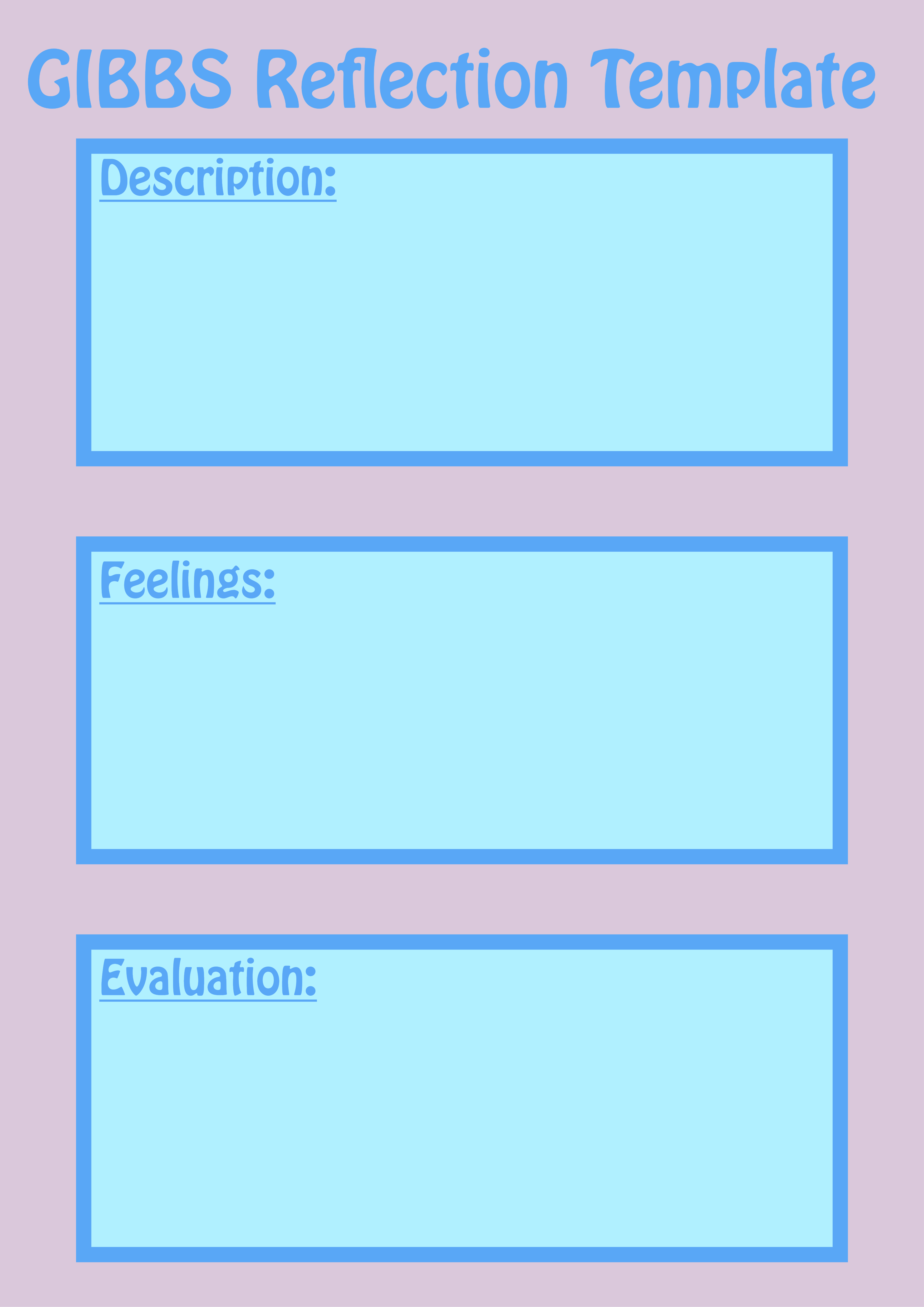 Reflection templates